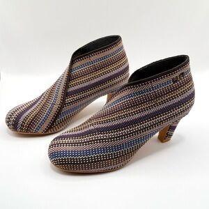 United Nude Fold Mid Ankle Bootie Caramel Size 37 EUR / 6.5 US New with Tags